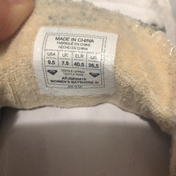 Roxy white slip on shoes - Picture 7 of 9